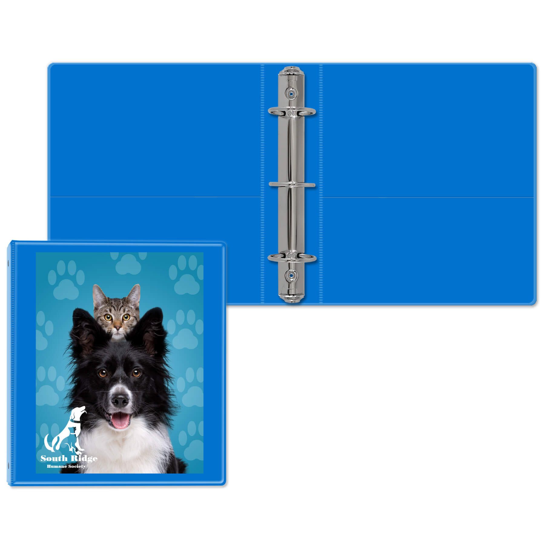 Bright Blue Imprinted